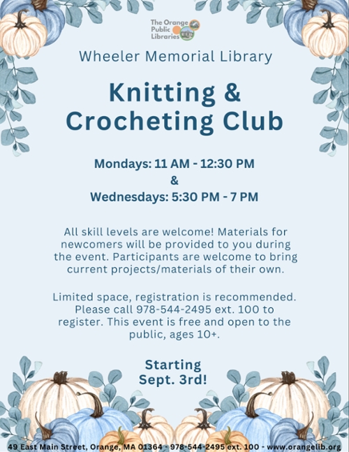 Knitting and Crocheting Club