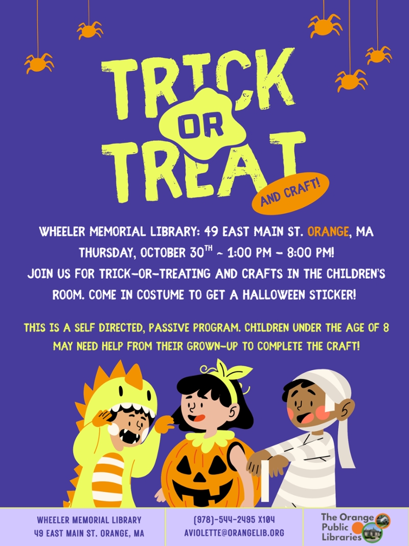 Trick or Treat & Craft!