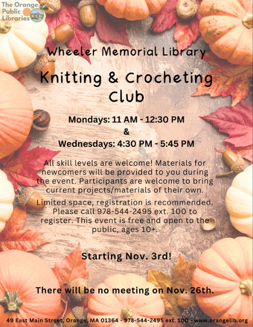Knitting and Crocheting Club