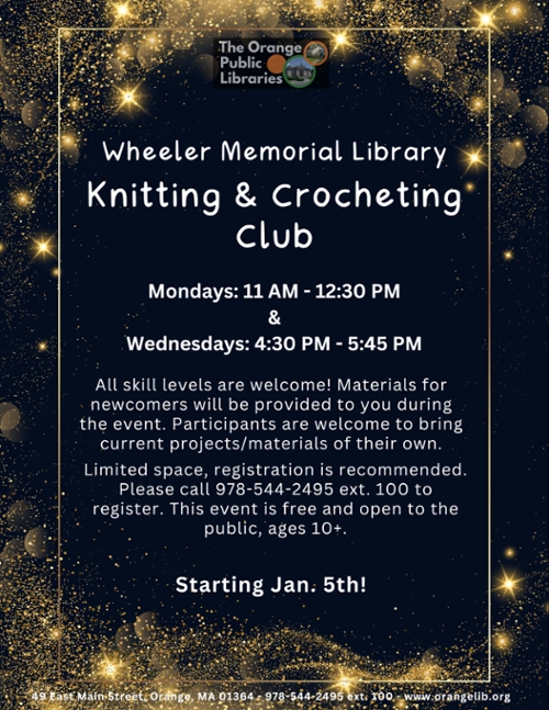 Knitting and Crocheting Club
