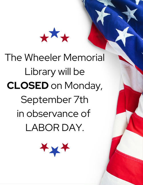 CLOSED FOR LABOR DAY