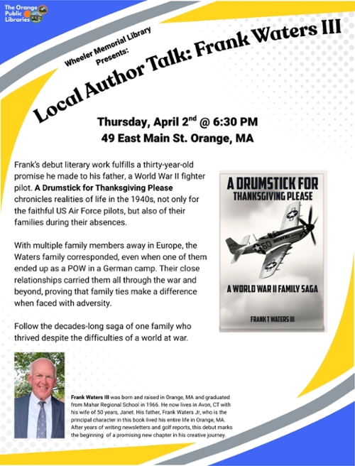 Local Author Talk: Meet Frank Waters III
