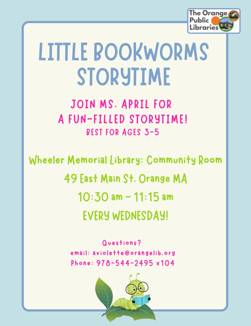 Little Bookworms Storytime