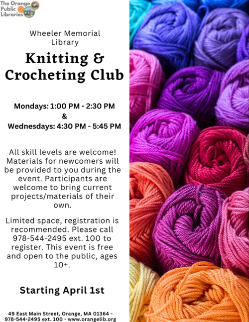 Knitting and Crocheting Club