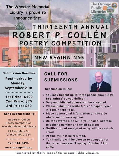 Collén Poetry Competition Call for Submissions