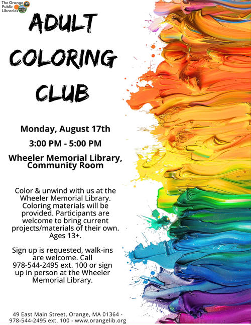 Adult Coloring Club