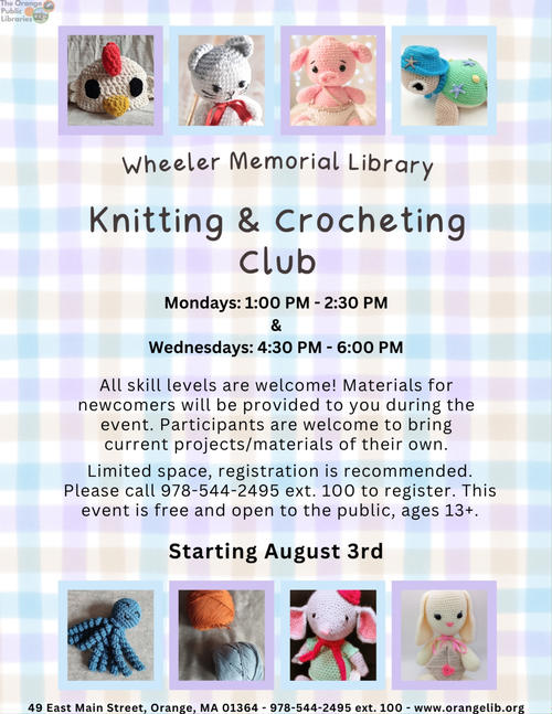 Knitting and Crocheting Club