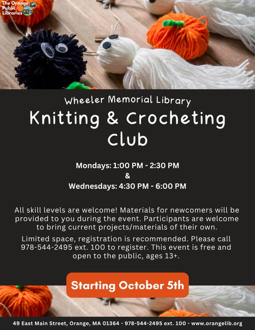 Knitting and Crocheting Club